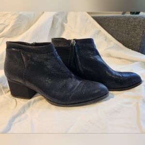 TOMS Women's Black Sparkle Ankle Boots